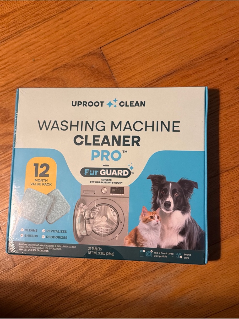 Uproot Clean Washing Machine Cleaner PRO 24 Tablets New In Box Get Rid of Odor